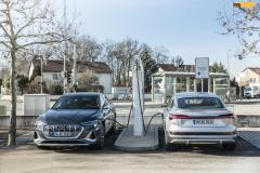 Charging offensive at Audi