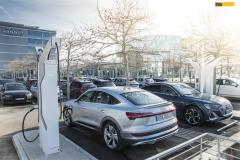 Charging offensive at Audi