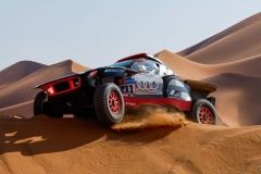 211 EKSTROM Mattias (swe), BERGVIST Emil (swe), Team Audi Sport, Audi RS Q e-tron E2, Auto, action during the Stage 11 of the Dakar 2023 between Shaybah and Empty Quarter Marathon, on January 12, 2023 in Empty Quarter Marathon, Saudi Arabia - Photo Frédéric Le Floc’h / DPPI