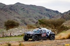 238 KROTOV Denis (kgz), ZHILTSOV Konstantin (raf), X-Raid Mini JCW Team, Mini John Cooper Works Buggy, Auto, FIA W2RC, action during the Stage 2 of the Dakar 2023 between Sea Camp and Al-'Ula, on January 2nd, 2023 in Al-'Ula, Saudi Arabia - Photo Frédéric Le Floc’h / DPPI