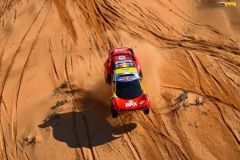 Sébastien Loeb and Fabian Lurquin on their Prodrive BRX Hunter T1+ of the Bahrain Raid Xtreme during the Stage 5 of the Dakar 2023 around Haïl, on January 5th, 2023 in Haïl, Saudi Arabia