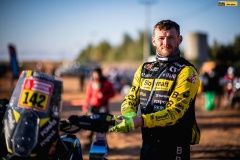 Stefan Svitko (SVK) of Slovnaft Rally Team is seen at the start line of stage 05 of Rally Dakar
2023 around Hail, Saudi Arabia on January 05, 2023