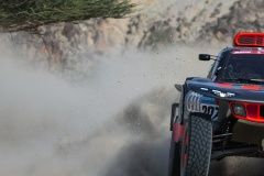 207 SAINZ Carlos (spa), CRUZ Lucas (spa), Team Audi Sport, Audi RS Q e-tron E2, Auto, action during the Private test of the Dakar 2023, from December 28 to 29, 2022 near Yanbu, Saudi Arabia - Photo Florent Gooden / DPPI