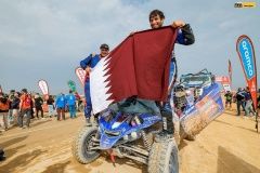 321 ALKUWARI Fahad Ahmed (qat), LUCCHESE Manuel (ita), X-Raid Yamaha Supported Team, Yamaha, SSV, portrait during the Stage 14 of the Dakar 2023 between Al-Hofuf and Damman, on January 15, 2023 in Damman, Saudi Arabia - Photo Frédéric Le Floc’h / DPPI