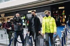 Pierre Gasly and Alexander Albon are seen during Project Istanbulls in Istanbul, Turkey on November 10, 2020