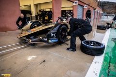 13 Da Costa Antonio Felix (por), DS Techeetah, DS E-Tense FE21, action mecaniciens mechanics, DS Techeetah, DS E-Tense FE21 during the 2021-22 FIA Formula E World Championship Season 8 DS Techeetah launch, in Alès, France - Photo Germain Hazard / DPPI