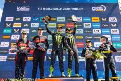 SkodaMotorsport-RallyLatvia-WRC2-Podium-solberg
