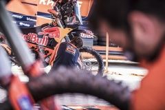Red Bull KTM Factory Racing at the bivouac in Villamartin before Rally Andalucia, Spain on October 05, 2020