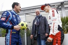 ROSSI Marco, Coach of the Hungarian Football Team, with MICHELISZ NORBERT, (HUNGARY),BRC HYUNDAI N SQUADRA CORSE, HYUNDAI I30 N TCR, and TASSI ATTILA, (HUNGARY), KCMG,HONDA CIVIC TYPE R TCR, portrait during the 2019 FIA WTCR World Touring Car cup, Race of Hungary at hungaroring, Budapest from april 26 to 28 - Photo Florent Gooden / DPPI