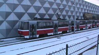Vozovna  Brno Pisárky. Video.