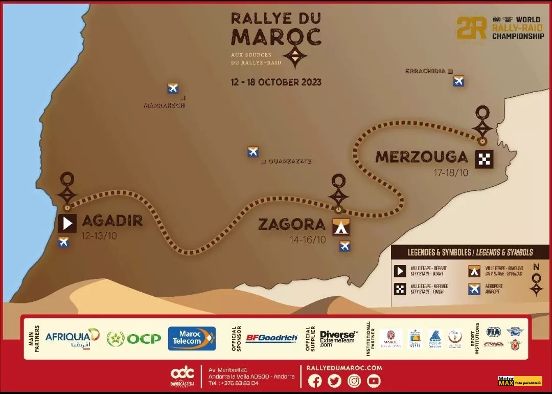 Rallye de Morocco 2023 se pojede v říjnu.