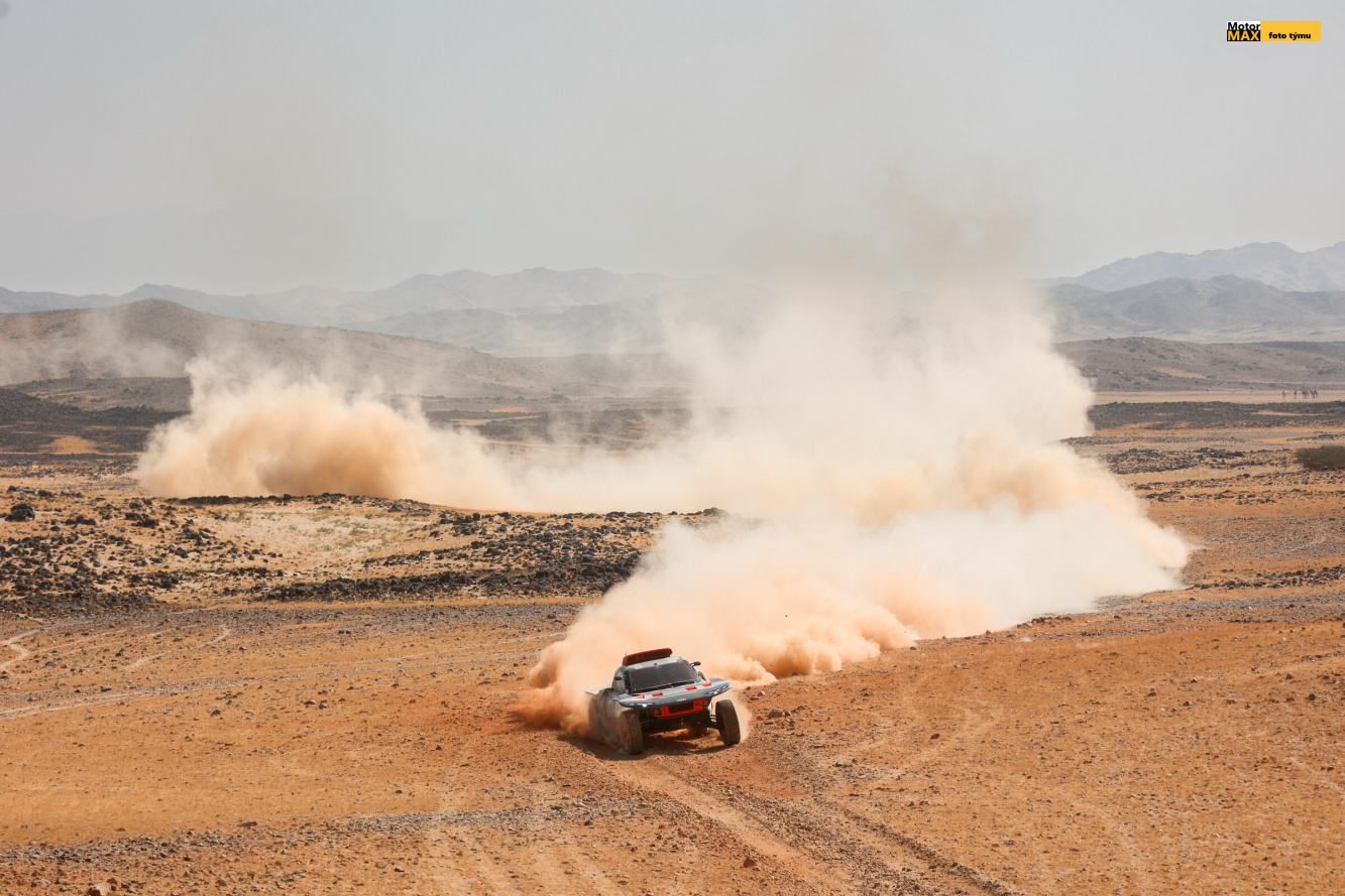 Tým Audi Sport po Dakar připravil analytické testy podvozku a  pneumatik.