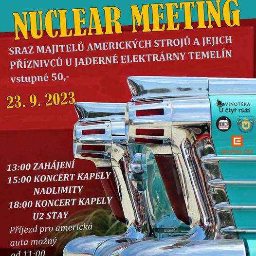 Sraz Amerik u jaderné  elektrárny Temelín.