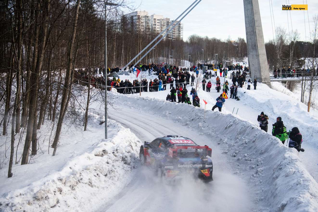 WRC – Rallye Sweden 2025. Fotogalerie z úvodu.