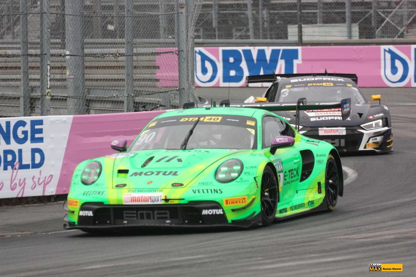 Úvodní závody DTM 2025 v Oscherslebenu vyhráli Auer a Gueven