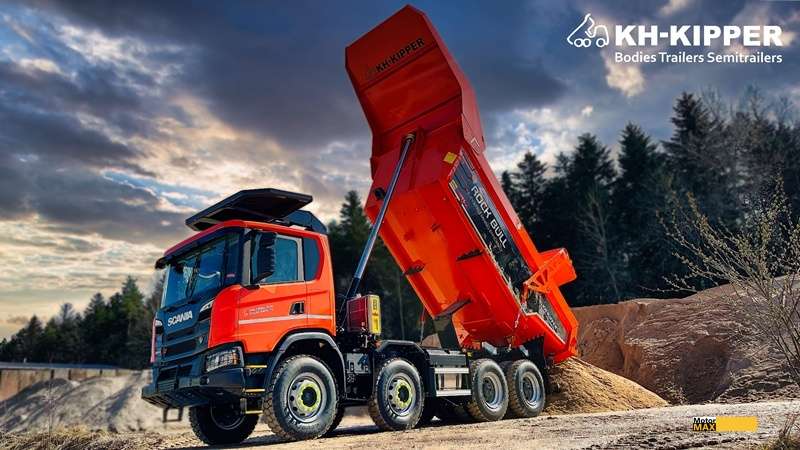 Scania přichází na veletrh s nejširším portfoliem pro stavebnictví a těžební průmysl.