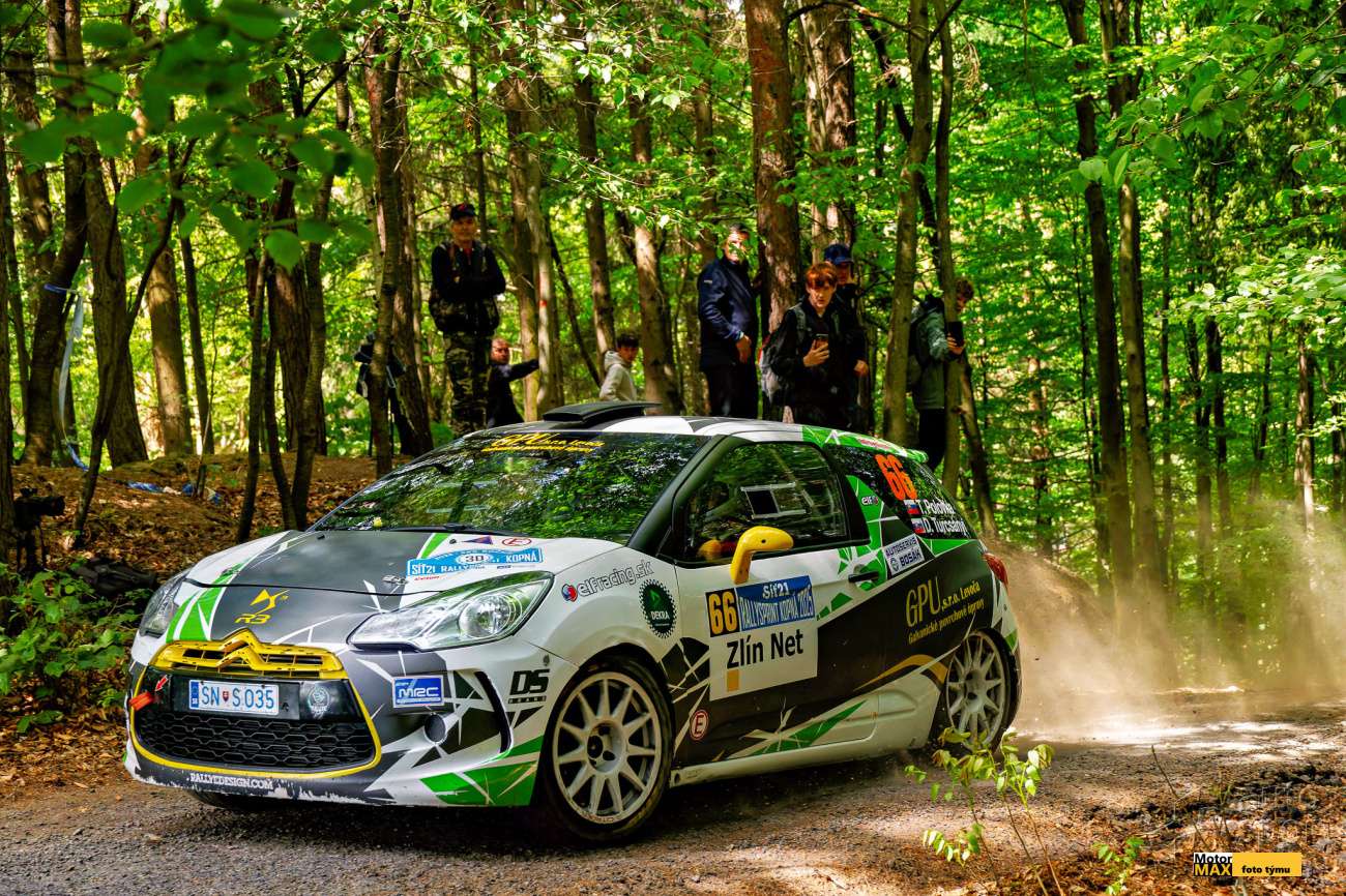 Na jubilejním 30. Rallysprintu Kopná 2025  nechyběl ani Tomáš Polovka.