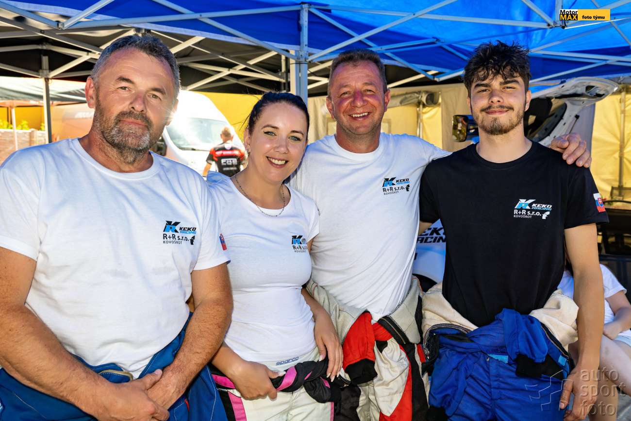 Marián Kekeňák, Petra Halušková a Ján Boldiš v barvách Keko závodili v Ožďanech.