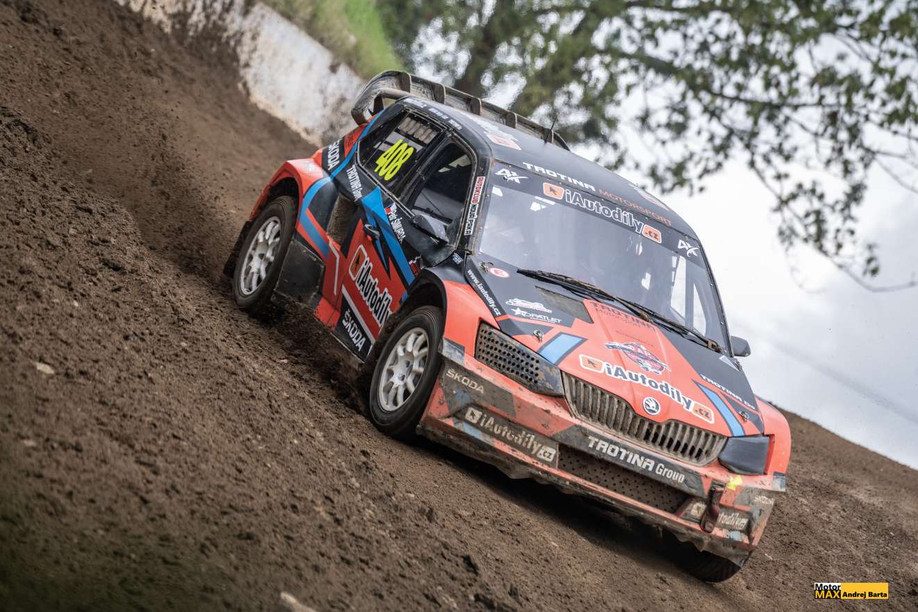 Petr Šimurda s Fabií  zažil v Poříčí nad Sázavou smolný víkend.