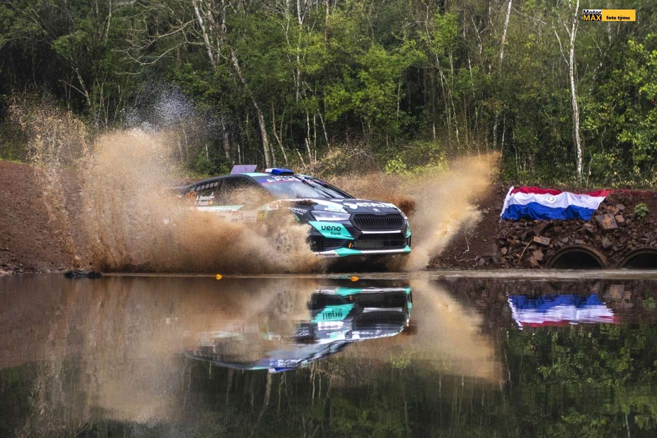 Paraguayská rally: šest vozů Škoda Fabia  v TOP 10 kategorie WRC2.