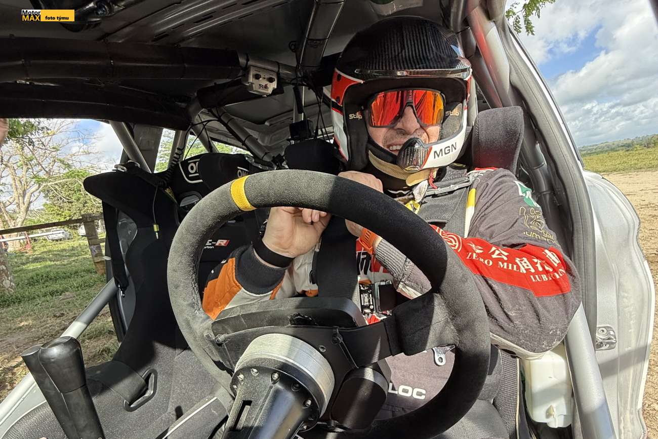 Martin Koloc  čtvrtý na Vanuatu Dry Creek Rally 2025.