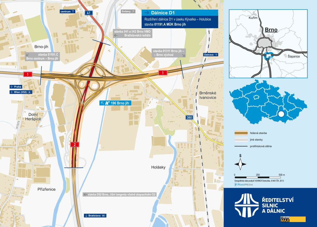 Povídání k přestavbě křižovatky D1 a D2 v Brně. Video.