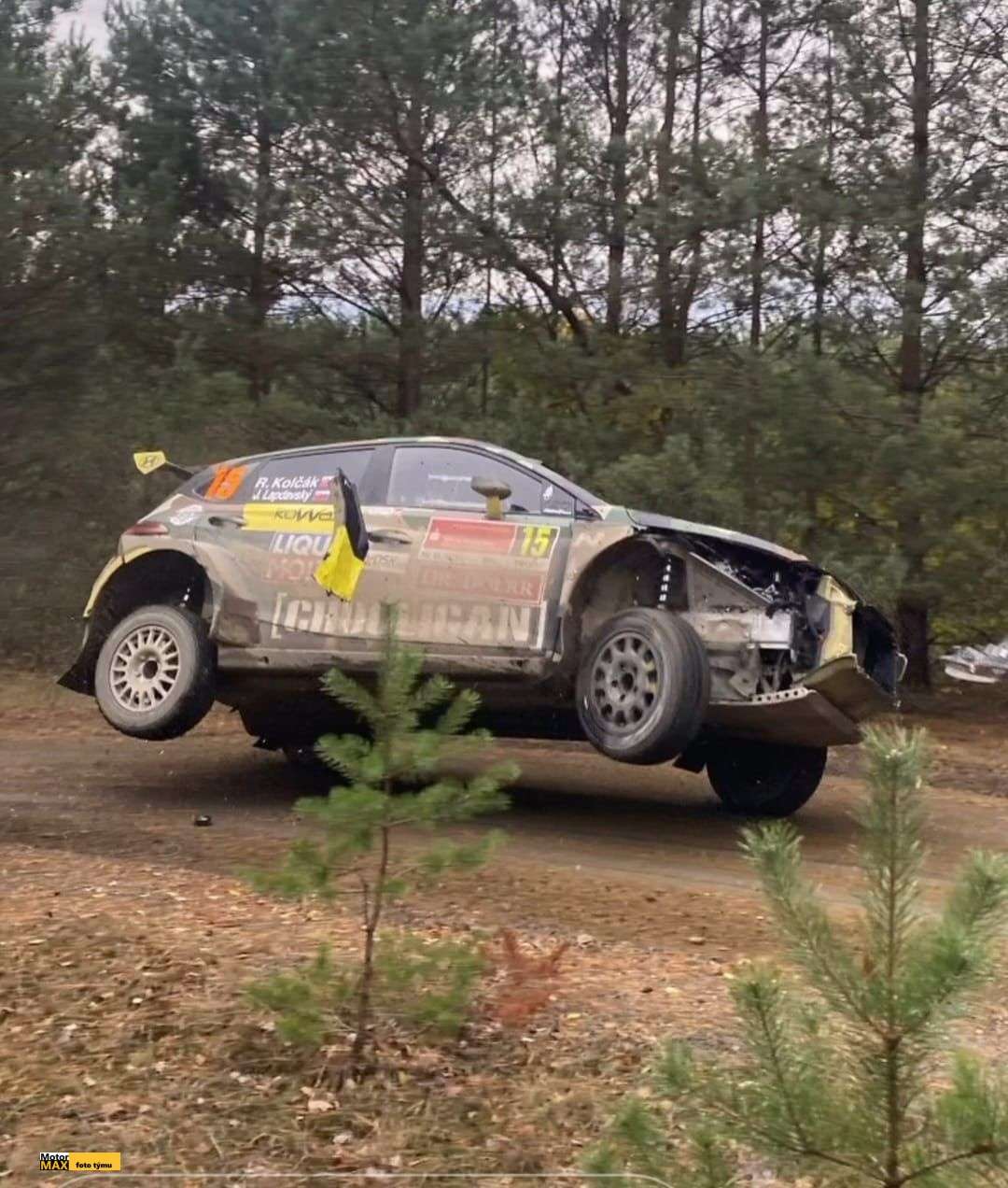 Na šotolinovou Lausitz Rally vyrazil také Slovák Róbert Kolčák.