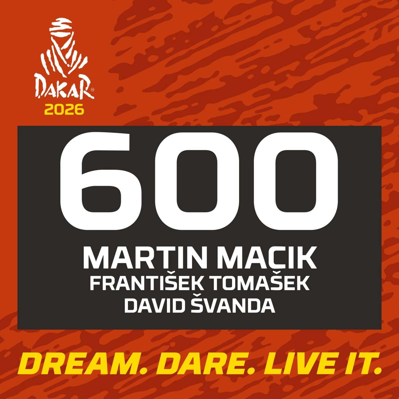 Startovní čísla všech českých závodníků na Dakaru 2026 odhalena.