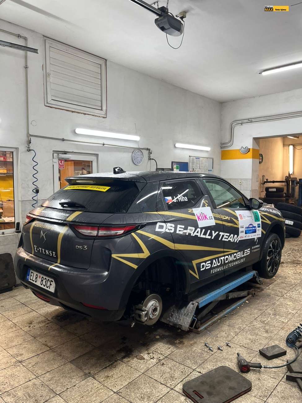 Posádka DS e-rally na ecoRally Železné hory vybojovala tři poháry.