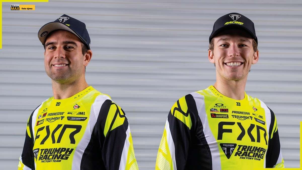 Triumph vstoupí do kategorie 450SX s Jordanem Smithem a Austinem Forknerem.