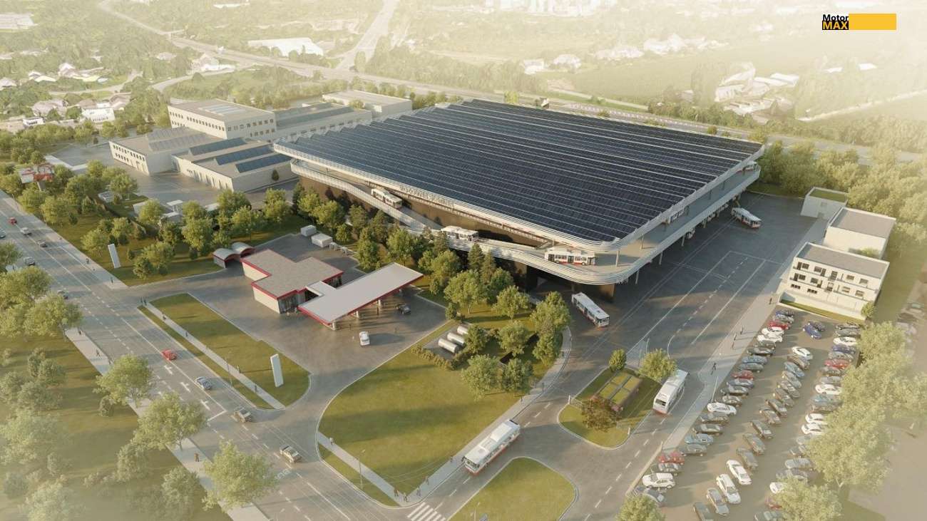 Budování nové vozovny v Brně Slatině. Video.