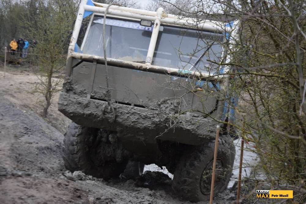 Blátivý truck trial Milovice 2026. Video Petra Musila.