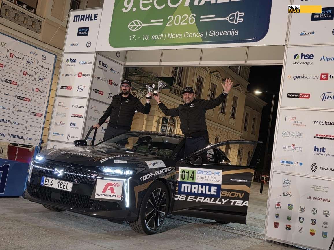 Česká posádka DS e-rally teamu zabodovala bronzem na Eco Rally ve Slovinsku.