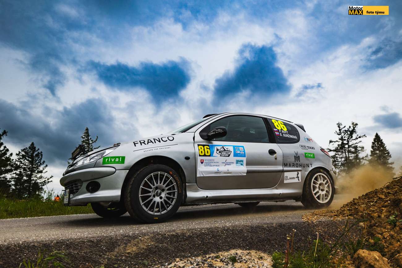 Patrik Bott absolvoval premiérově Rallye Tatry.