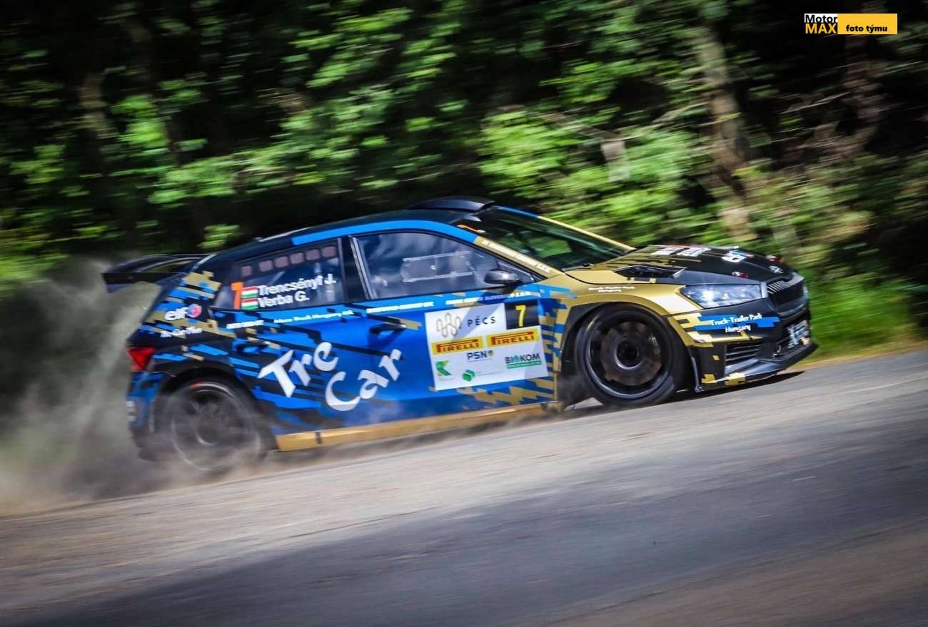 Úspešná Mecsek Rally pro maďarskou posádku s Fabii RS Rally2 XIQIO Teamu.