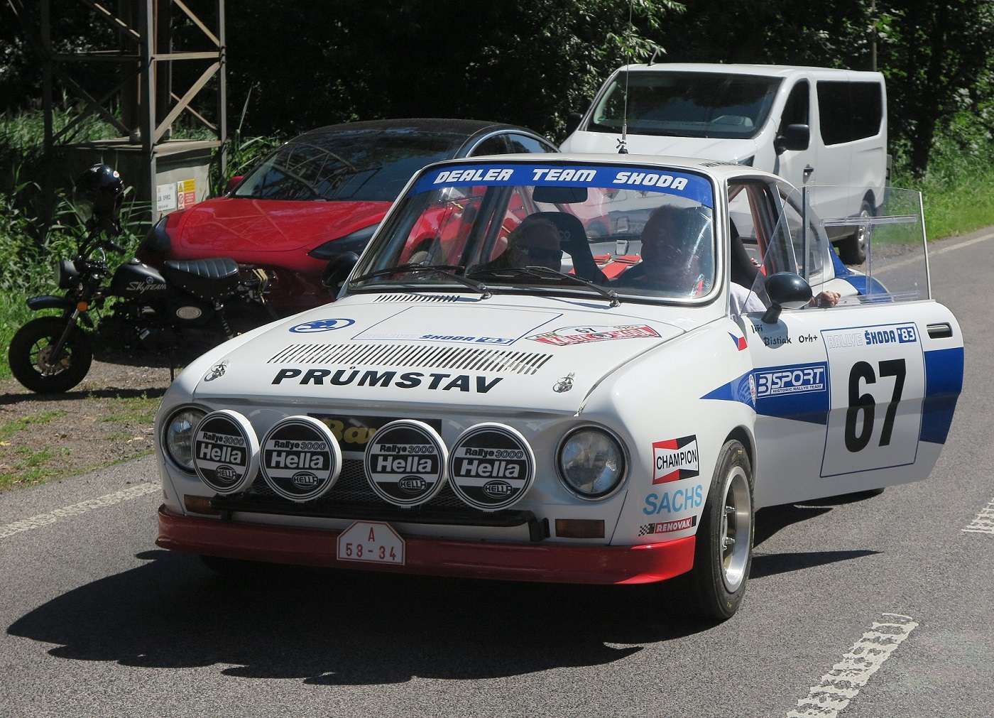 Kulatých 100 let  závodů do vrchu v Záskalí.  Fotogalerie Jana Kozáka.