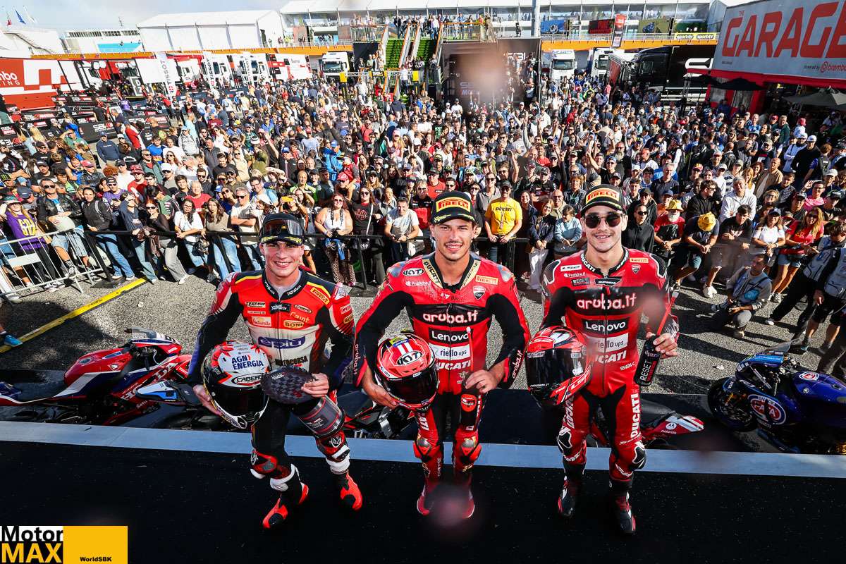 Nedělní Estoril: Bulega zkompletoval dominantní hattrick a láme další historické rekordy.